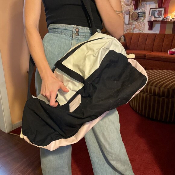 Y2K Victoria secret pink white and black overnight duffle bag! - Picture 2 of 16